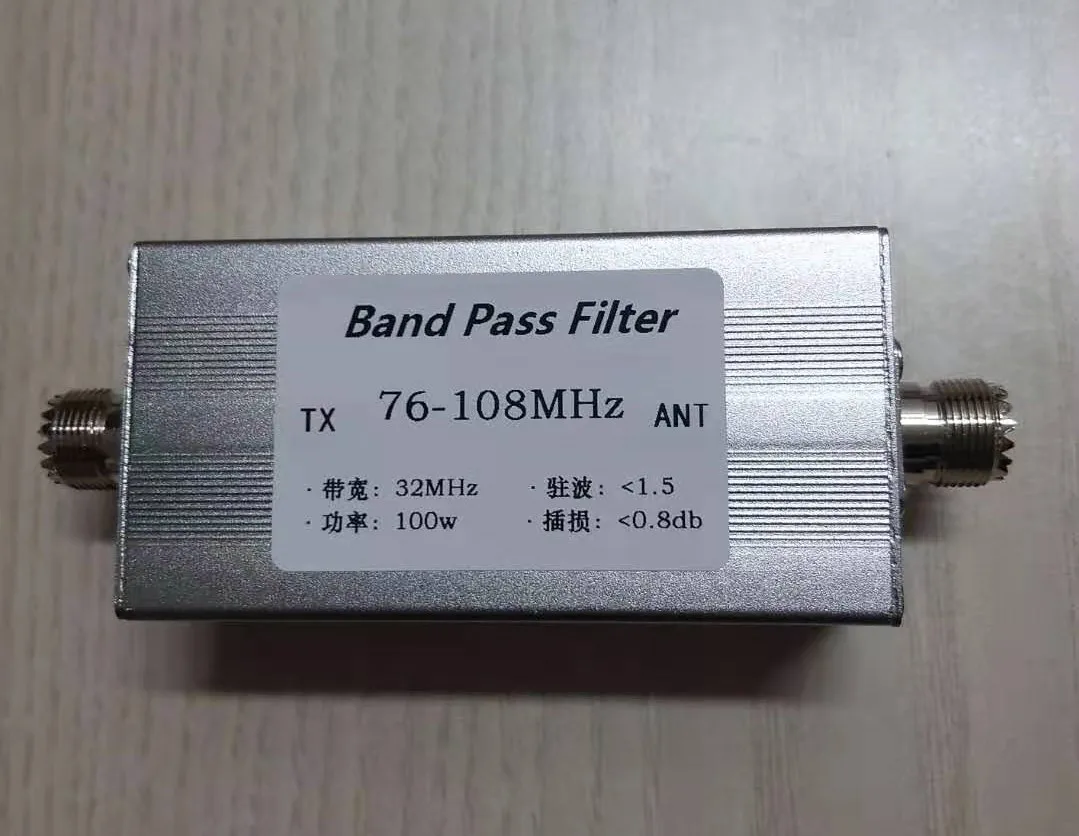 Fm Band 76-108Mhz Band Pass Filter (Bpf) BPF-76-108