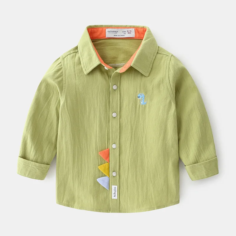 Camicie per neonati camicie a maniche lunghe Cartoon School camicetta camicia bianca per bambini camicetta per bambini camicette per bambini autunno