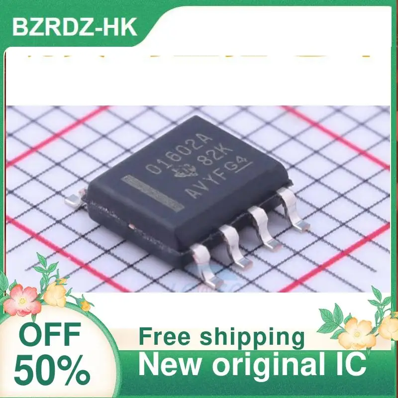 01602A O1602A OPA1602AIDR 5ชิ้น SOP8 IC ใหม่ของแท้