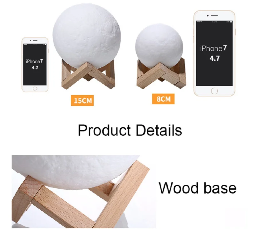 Projecteur LED nuit étoilée, avec interrupteur de commande, lampe 3D tactile