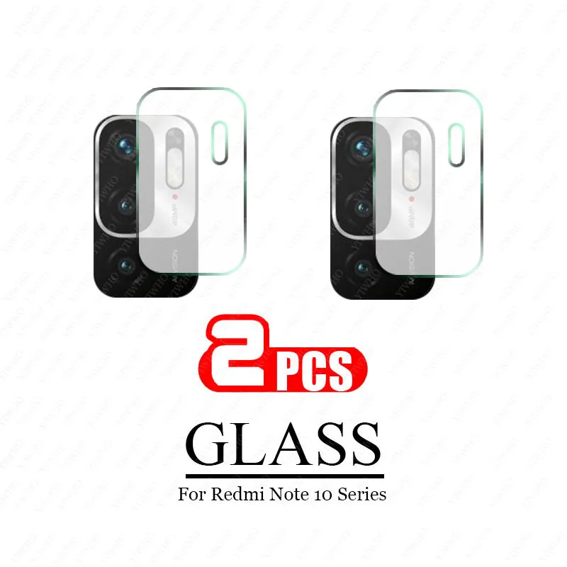 

2pcs Tempered Glass For Xiaomi Redmi Note 10 Pro camera lens Screen Protector Glass For Redmi Note 10 Pro Max 10s note10 Film