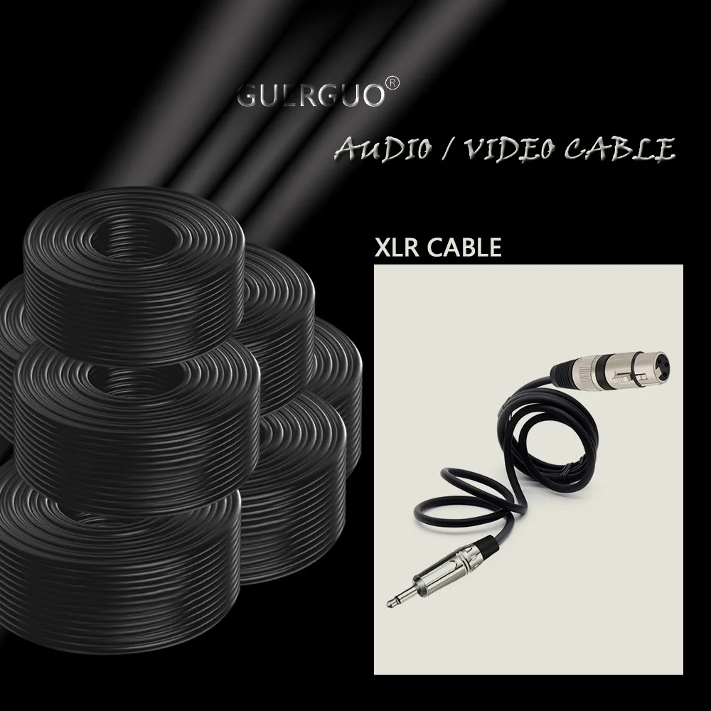 3.5mm Mono Mini Jack Male to 3Pin XLR Female Connector TS Microphone Interconnect Cable 1/8 Inch to XLR Female Cord for AMP