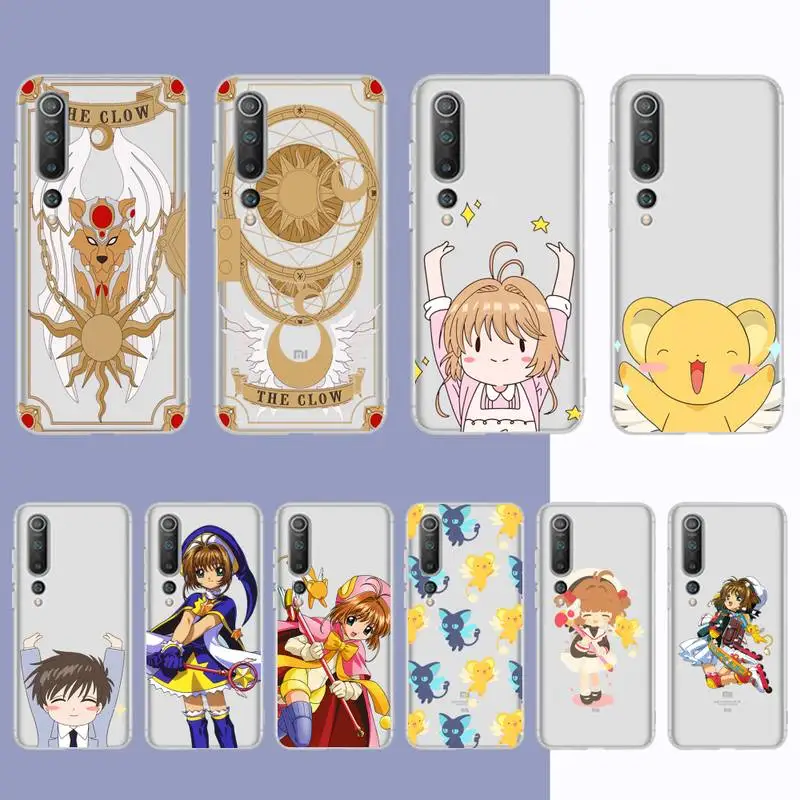 Cartoon Card Captor Sakura Phone Case For Redmi Note 5 7 8 9 10 A K20 pro max lite for Xiaomi 10pro 10T