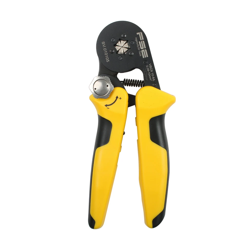 Crimping pliers tools VSC9 10-6A 0.08-16mm2 23-7AWG for tube type needle type terminal manual adjustable tools