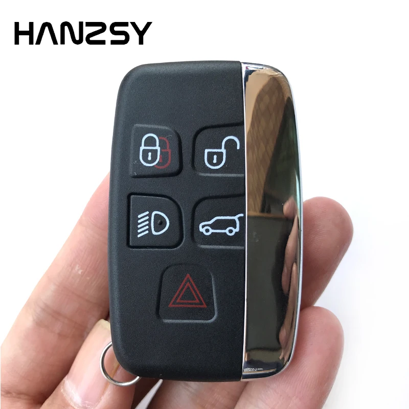 

HANZSY 5 Button For Land Rover Ranger Rover Key Case Evoque Discovery 4 Freelander Evoque Car Remote Key Shell Case Fob