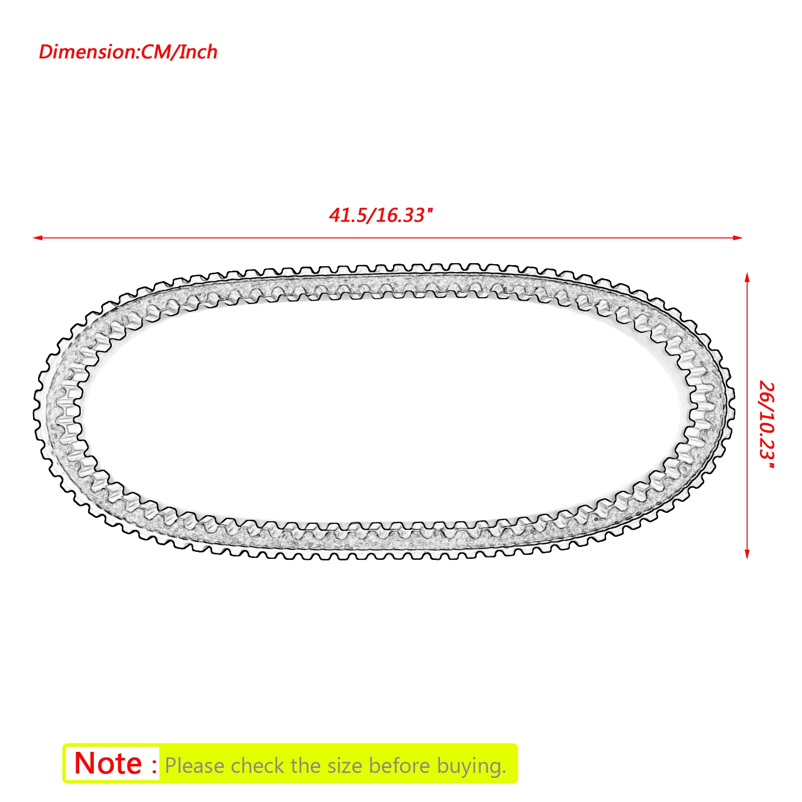 Artudatech Drive Belt For Ski-Doo Formula Z Deluxe MX-Z Summit 417300067 414918200 For Polaris 3211092 Frontier