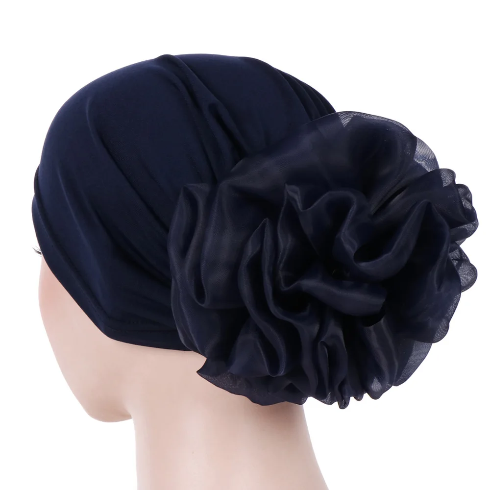 Women Floral India Hat Flower Stretchy Beanie Turban Bonnet Chemo Cap For Cancer Patients Ladies Bandanas African Head wrap NEW