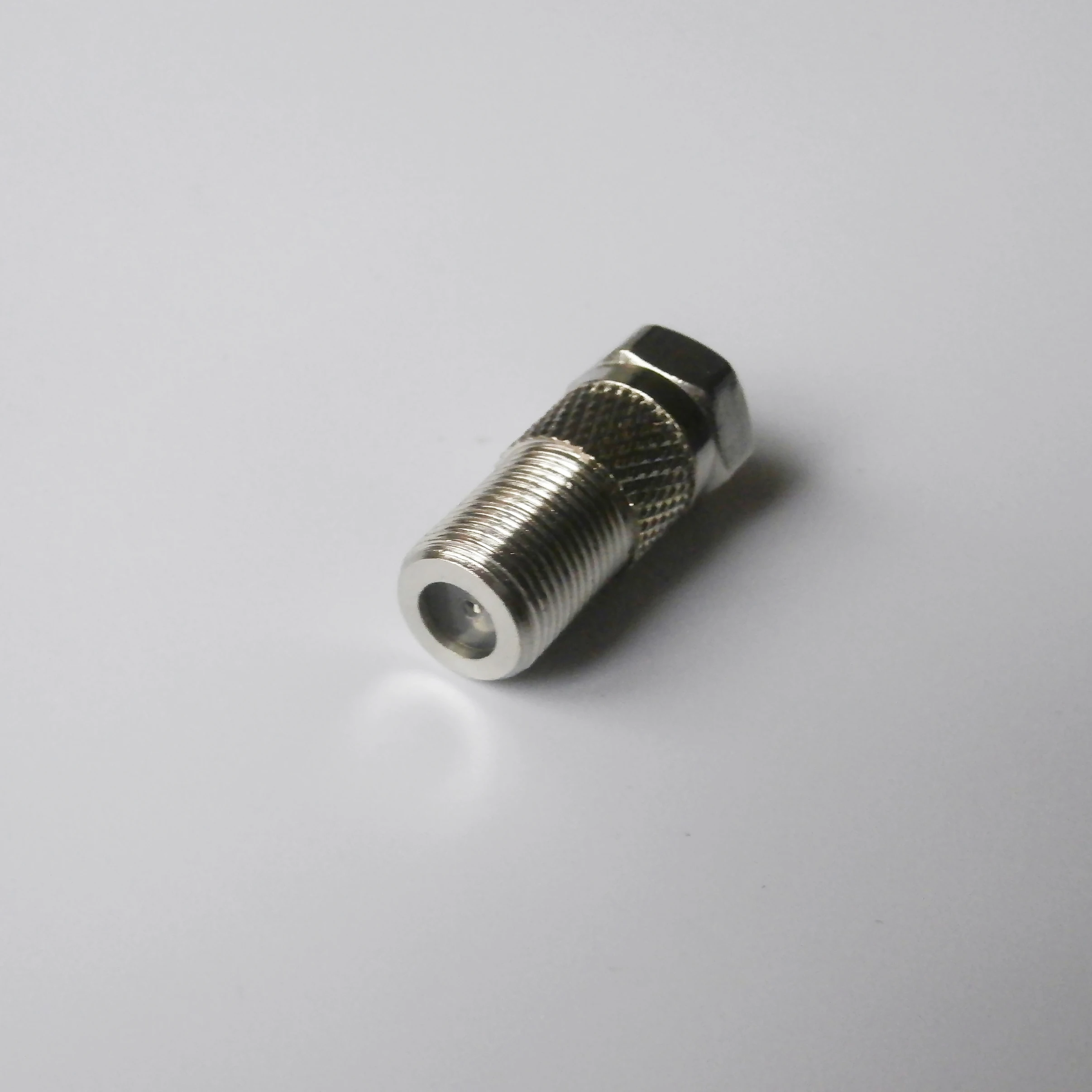 1Pcs F Tv Stekker Naar F Tv Vrouwelijke Jack In Serie Rf Adapter Connector