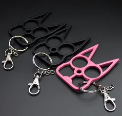 Criativo Alloy Car Chaveiro para Meninas, Gato bonito Chaveiro para Mulheres, Trendy Bag Keyring, Moda Jóias Presente, Novo