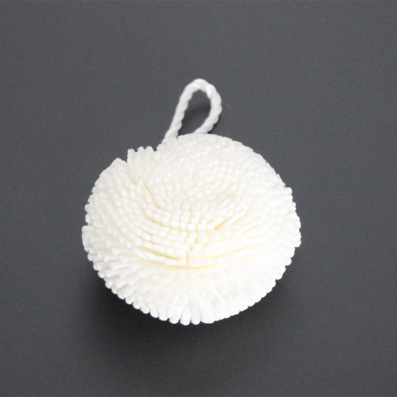 2Pcs/set 10*6cm White Color Natural Soft Comfortable Women Men Kid Bath Shower Sponge Kit Tool Product