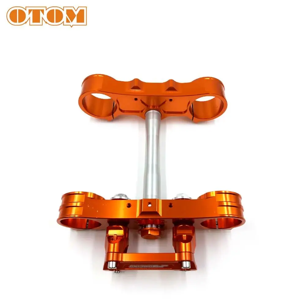 OTOM For KTM Motorcycle Steering Stem Assembly Upper/Lower Triple Tree Clamps And Riser Adaptor Bar Mount SX EXC XCW XCF 125-530