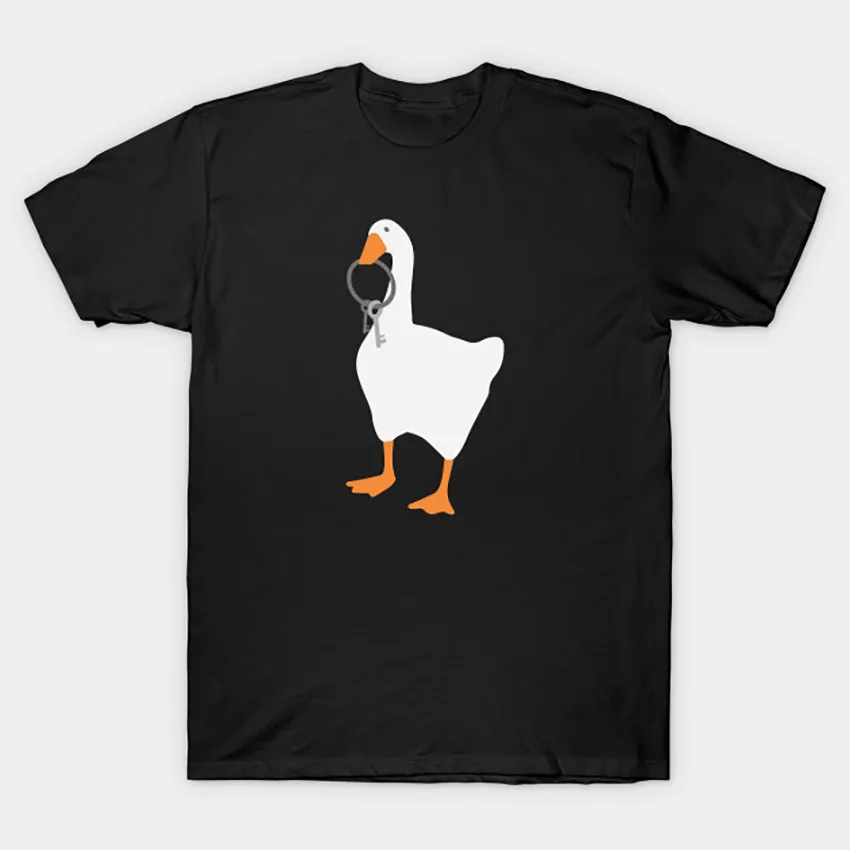 Goose With Keys T - Shirt Goose T Shirt Honk Goose Game Game Video Fun Untitled Goose