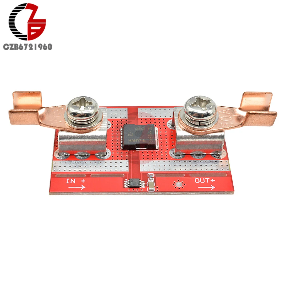 50A 12V 24V 36V High Voltage Ideal Diode Controller Solar Battery Charging Anti-backflow Protection Board DC 9V-45V