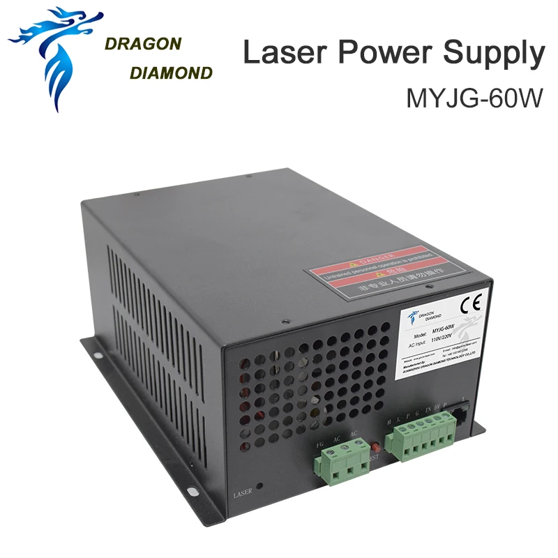 Imagem -04 - Laser Power Supply Gravador para Gravação a Laser Corte Categoria Máquina Original Myjg60w Co2