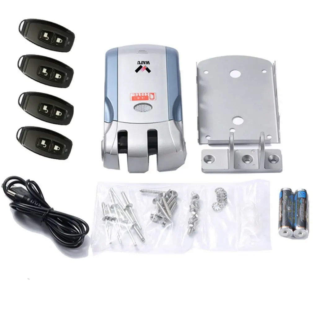 Wafu WF-019 Electric Door Lock Wireless Control With Open & Close Home Security Door Easy Installing