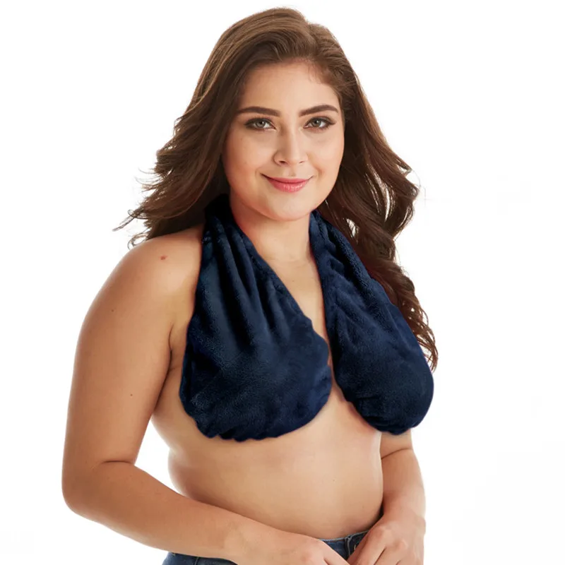 Towel Bra Bath Towel Hanging Neck Wrapped Bra Big Chest Hanging
