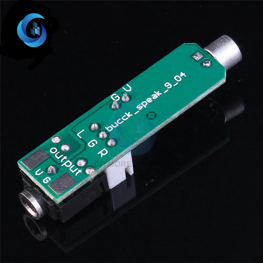 Microfone Módulo Amplificador de Circuito, DC, 1.5-5V, 3P Terminal, 3.5mm, Placa Amplificadora de Áudio