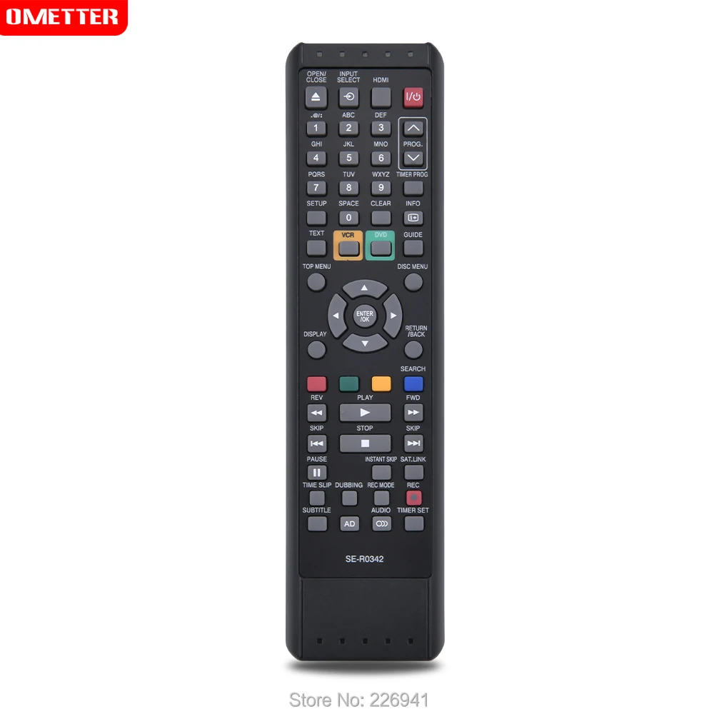 Remote control use for Toshiba SE-R0342 remoto controller controle fernbedienung teleconmande