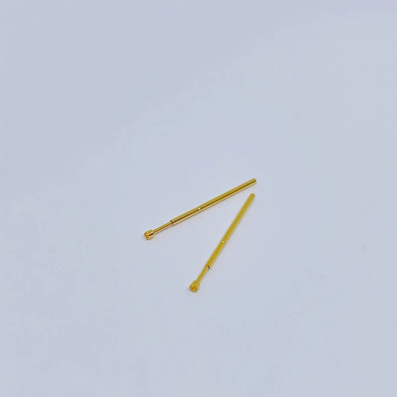 100Pcs Metal Plated Probe PA50-H2 Spring Thimble Burning Chip Scalable Test Probe Diameter 0.68 MM