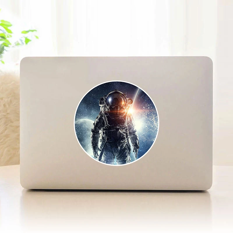 S61729 # رهيبة رائد الفضاء الفضاء الخيال الذاتي لاصق ملصق سيارة ملصق مقاوم للماء السيارات الديكورات على الوفير النافذة الخلفية المحمول #3