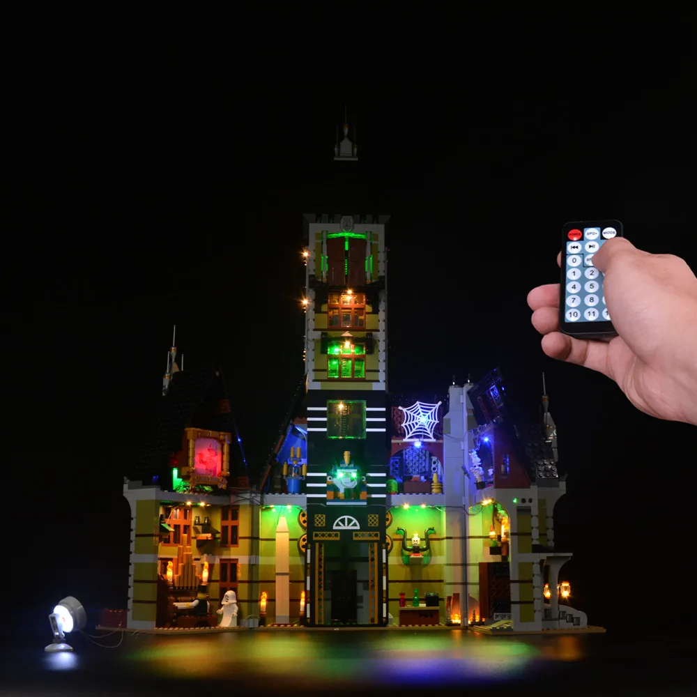 Led Light Kit สำหรับ10273 Haunted House DIY ชุดของเล่น (ไม่รวมบล็อก)