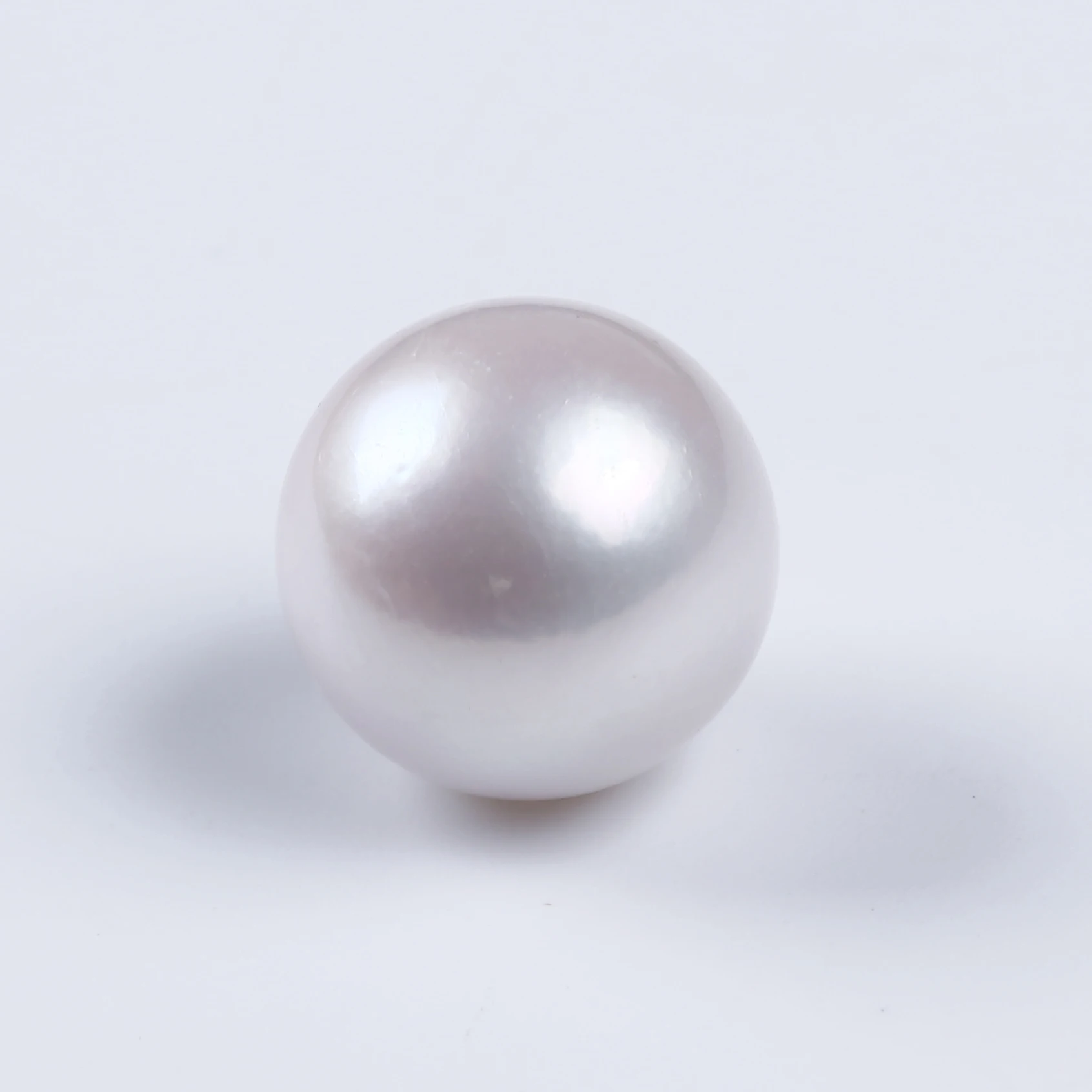 15mm white high quality Round Edison Freshwater Pearl Loose Beads for jewelry making