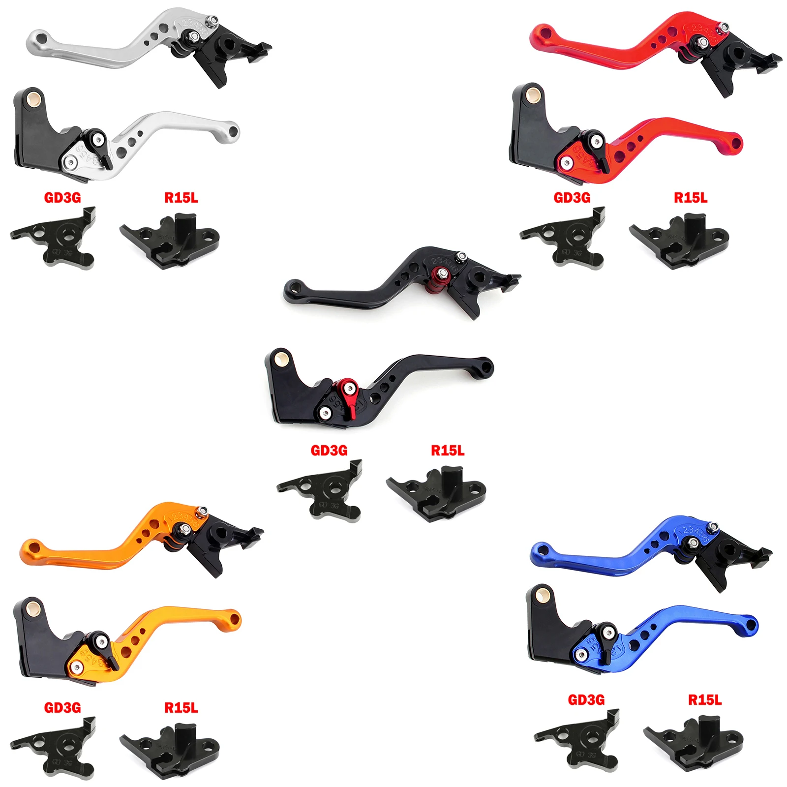 Artudatech Motorcycle Short Clutch Brake Lever fit for YAMAHA MT125 2014-2019 Motor Bike Accessories Parts