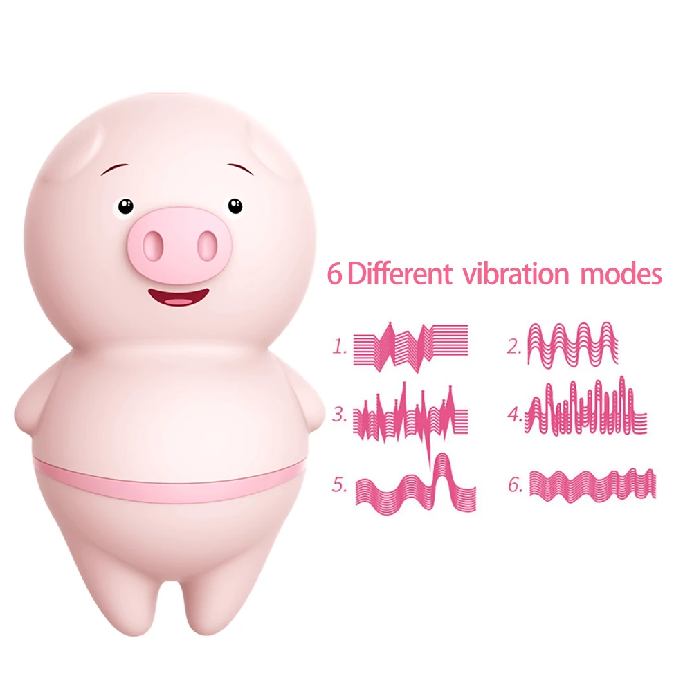 Leuke Sexy Pig Likken Zuigen Vibrators Voor Vrouwen Clitoris Sucker Anale Tepel Likt Massage Vrouwelijke Seksspeeltjes Volwassen Erotische Machine