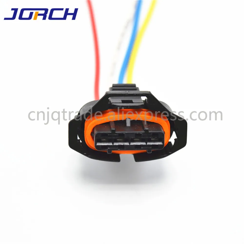 1pc 4pin automotive waterproof 3.5mm Boschs electric plug wiring harness connector with 20cm cable for Ford