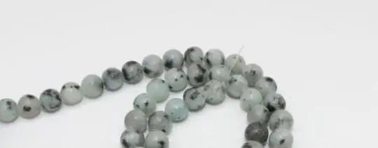 Natural Splash ink spots stone Round Spacers Loose Beads For Jewelry Making DIY Bracelets Necklace Accessories gd4hs