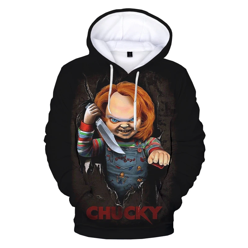 Bride of Chucky 3D Printed Hoodie Sweatshirts Men Women Fashion Casual Pullover Chucky Harajuku Streetwear Hoodies 5XL