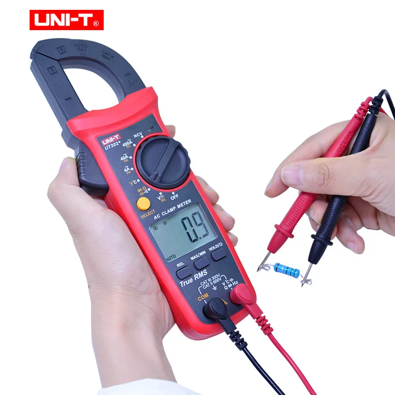 UNI T UNI-T Digital Clamp Meter UT201 + UT202 + UT202A + AC DC Strom Amperímetro Tester Clamp Multimeter Widerstand frequenz