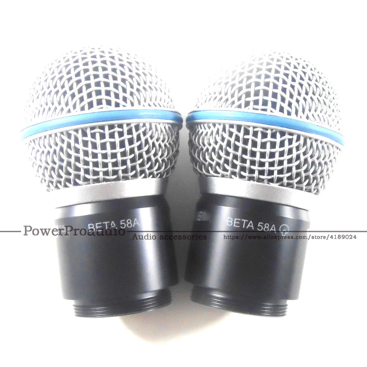 

2PCS New Replacement Ball Head Mesh Microphone Grille with capsule for Shure SM58 SM58S SM58LC BETA58 BETA58A BETA PGX24 SLX24