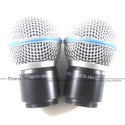 2PCS New Replacement Ball Head Mesh Microphone Grille with capsule for Shure SM58 SM58S SM58LC BETA58 BETA58A BETA PGX24 SLX24