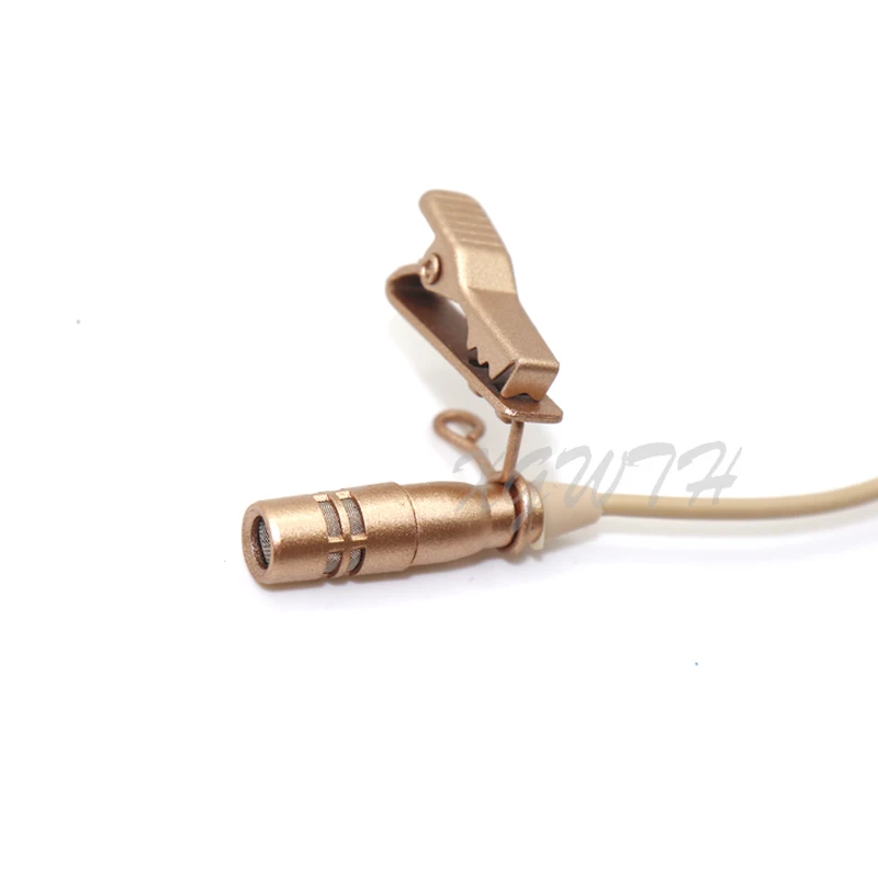 سوبر قلبي التعادل كليب Lavalier ميكروفون أحادي الاتجاه ل Sennheiser اللاسلكية الجسم حزمة الارسال كابل سميك 1.2 متر