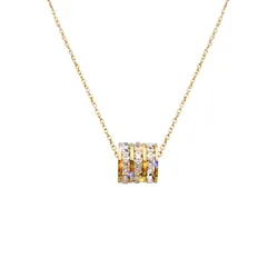 New Classic Titanium Steel Small Waist Necklace Korean For Woman Fashion Jewelry Luxury Neck Chain Sexy Girl's Clavicle Chain