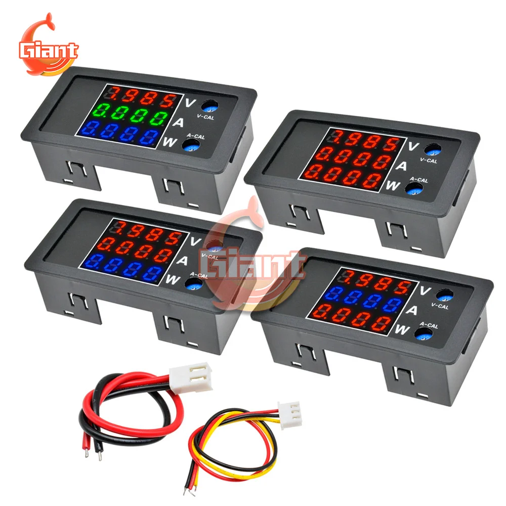 DC 0-100V 10A 1000W Digital LED Voltmeter Ammeter Wattmeter Voltage Current Power Supply Energy Meter Detector Tester Monitor