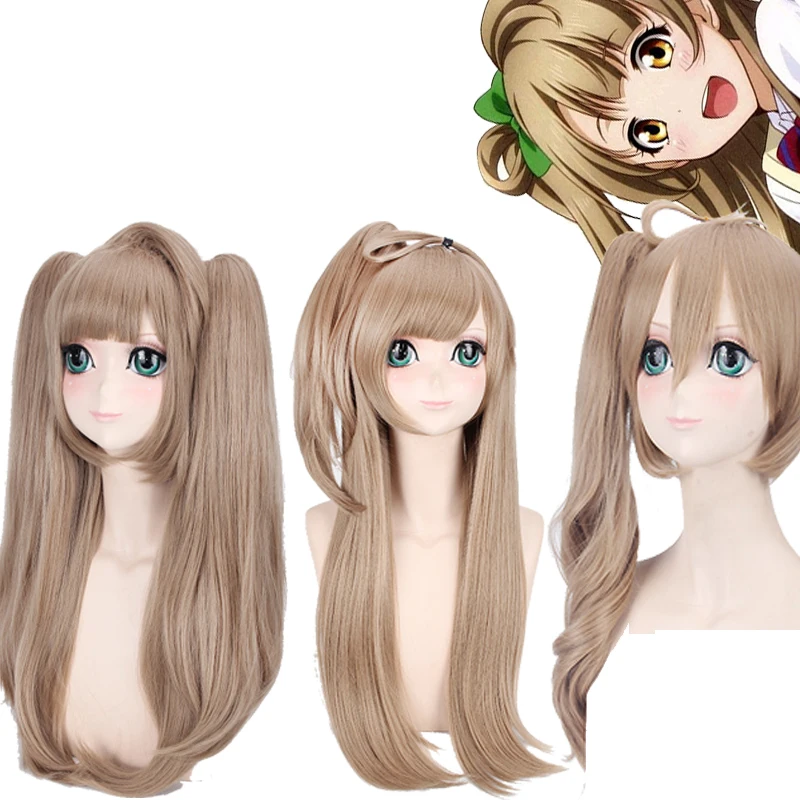 LoveLive Minami Kotori Wig Love Live Cosplay Props Hair Theme Party Role Play Wigs Comic Con Carnival Costumes Girl Ponytail