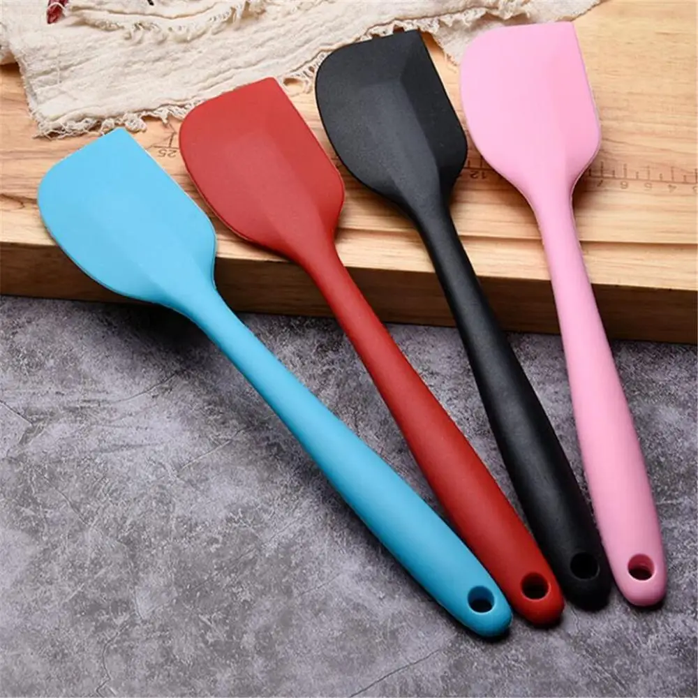 26cm Multicolor Large Size Non Stick Butter Cooking Silicone Spatula Cookie Pastry Scraper Cake Baking Spatula Silicone Spatula