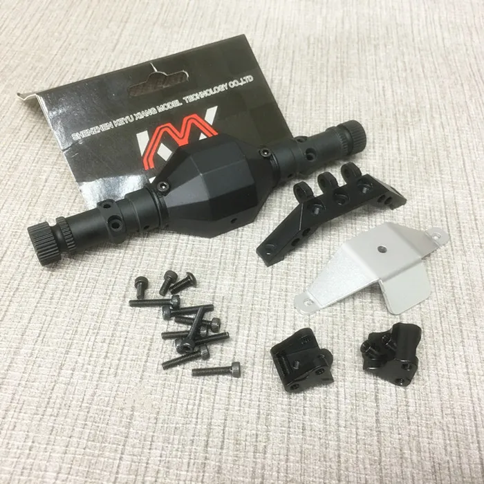 

KYX Racing Metal Universal Front Rear Diamond Axle Housing Axle Shell Upgrades Parts for RC Crawler Car Axial SCX10 II 90046