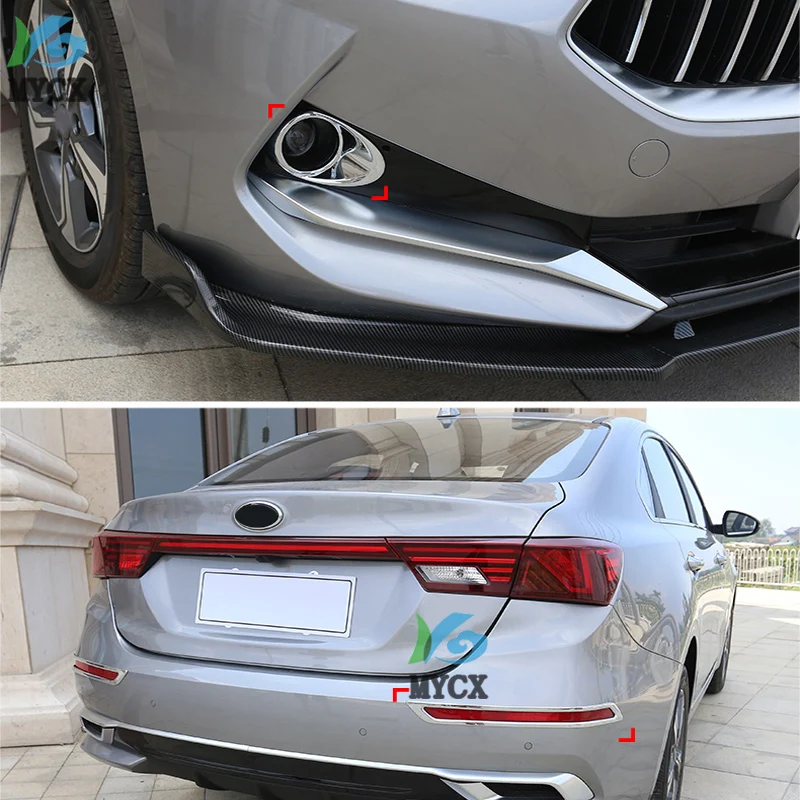 

4Pcs Car ABS chrome Front & Rear Fog Light Lamp Covers Trim Bezel For Kia Cerato brand new K3 2019