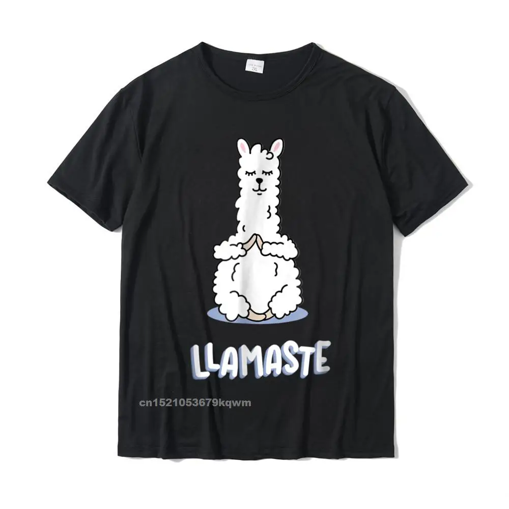 Adorable Llama Quot Llamaste Quot Tshirt Cool Cotton Men Tops & Tees Custom Hip Hop Top T-Shirts