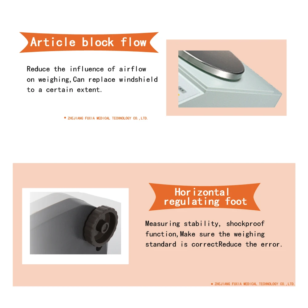 100mg readable precision JA series electronic balance