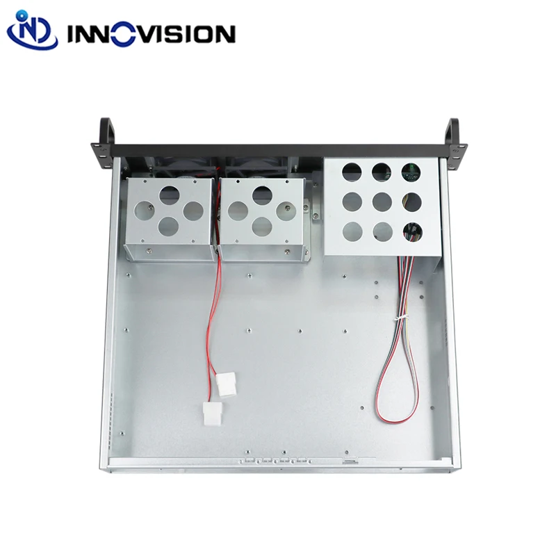 Funcional 2U Rack Mount Chassis, Rc2400W, Suporte Micro ATX Server Motherboard