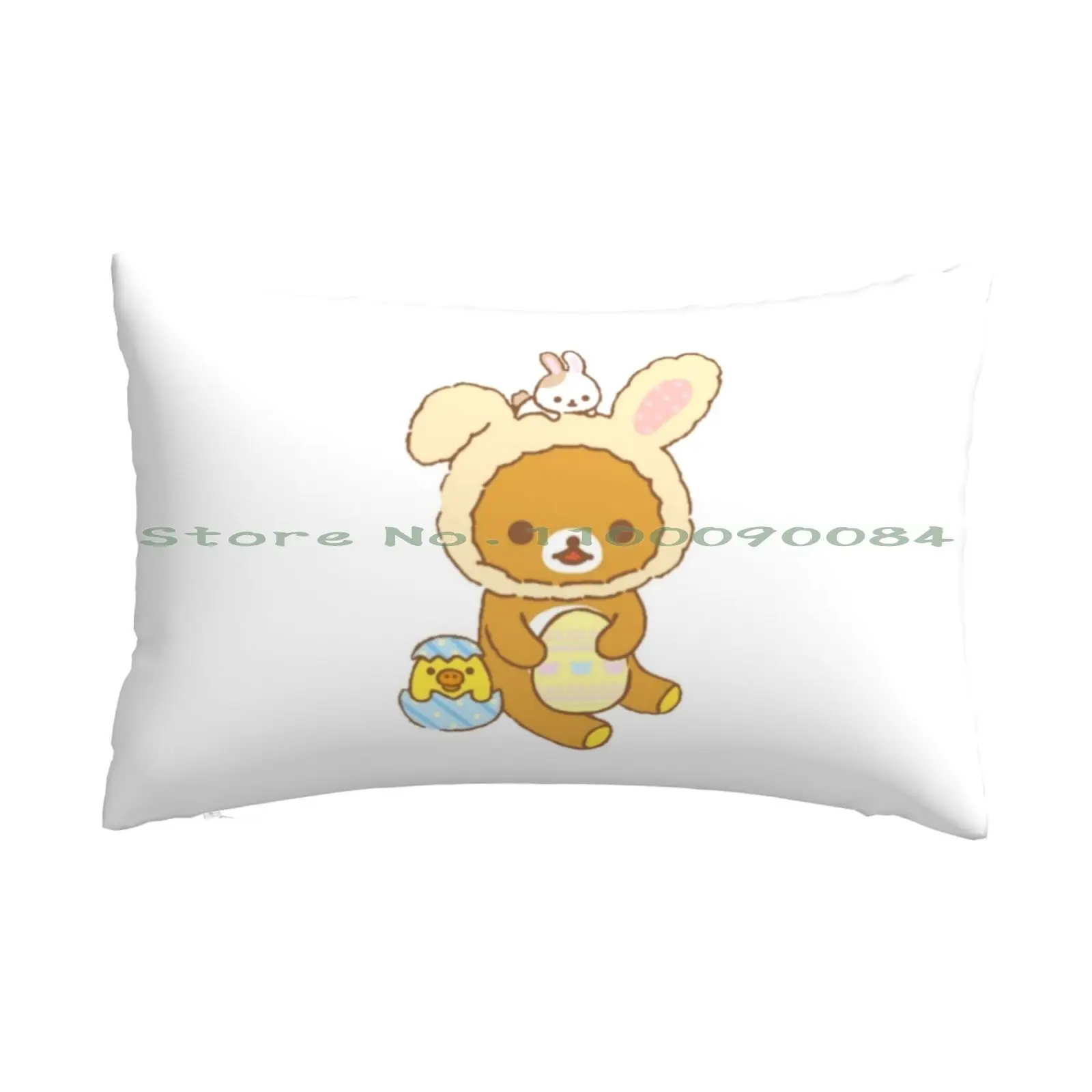 Rilakkuma Bunny Pillow Case 20x30 50*75 Sofa Bedroom Echidnah Marsupial Australian Funny Cute Kawaii Thingimals Green Wild