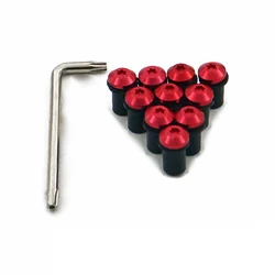 M5 Fastener Nuts Windscreen Windshield Screw Mounting Bolts For Honda CBR600RR F5 CBR650 CBR900RR VTR1000F CBR 600 F4i
