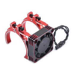 Aluminum Rocket Motor Fast Cooling Fan 40x40mm w/ holder for 1/10 1/8 RC Car 4068 4082 4092 4074 4274 4268 Brushless Motor