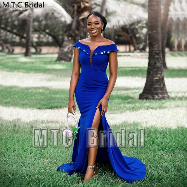 Cobalt blue dress for wedding guest hotsell