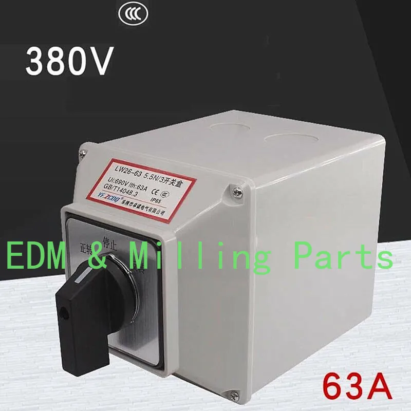 

CNC LW26-63A With Installation Box Universal 20A Rotary Cam Changeover Switch Voltage 380V