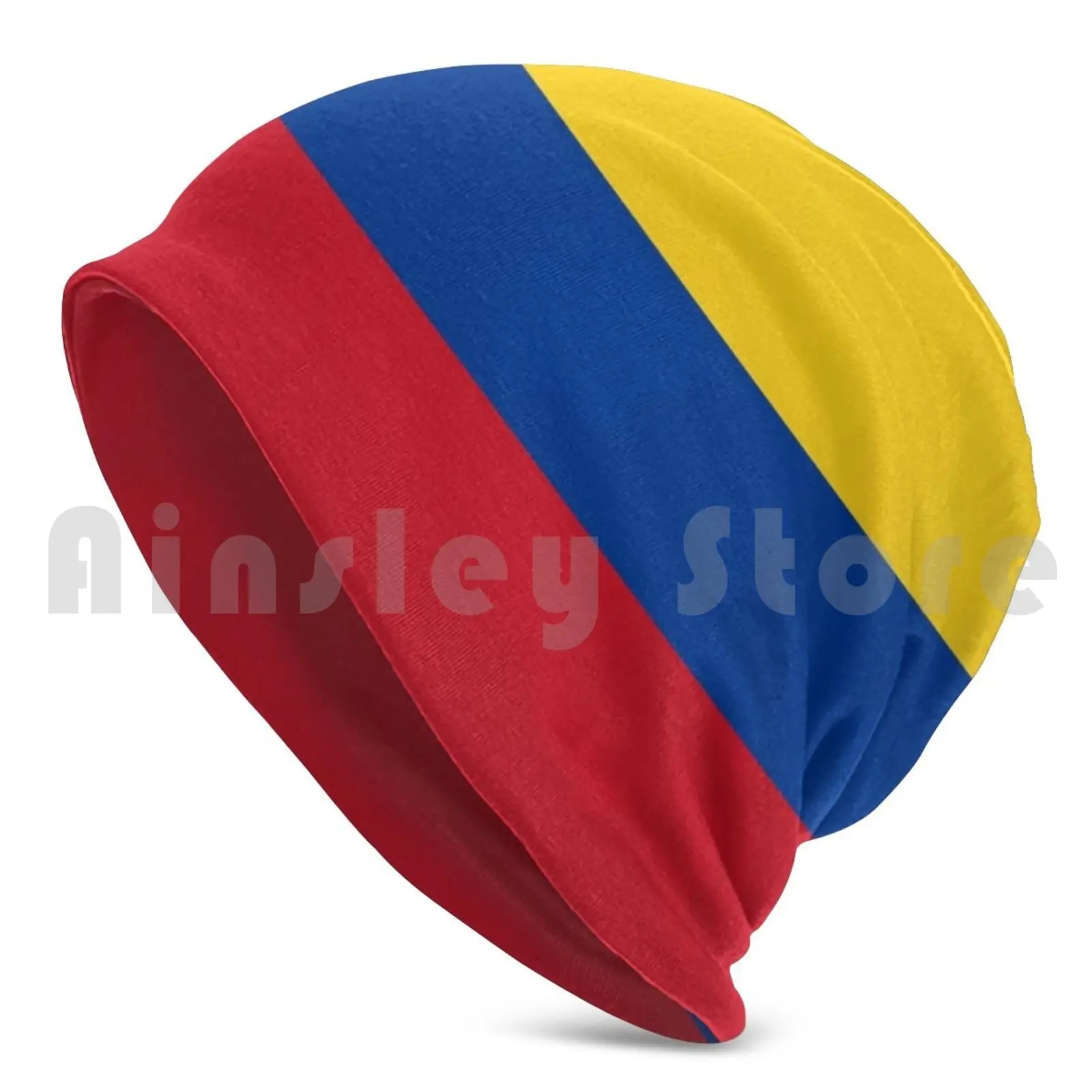 Colombian Flag Of Colombia Beanies Knit Hat Hip Hop Colombian Flag Colombia Colombian City Girls Colombian